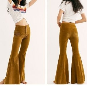 Free People Just Float On Bell Bottom Pants Sz 32